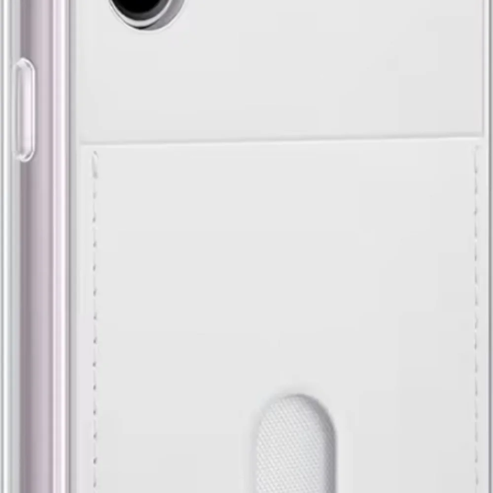White Phone Case with Card Holder